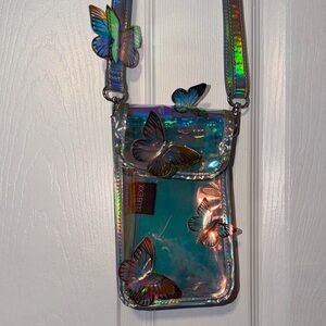 Club Exx TERRARIUM BUTTERFLY CROSSBODY PURSE